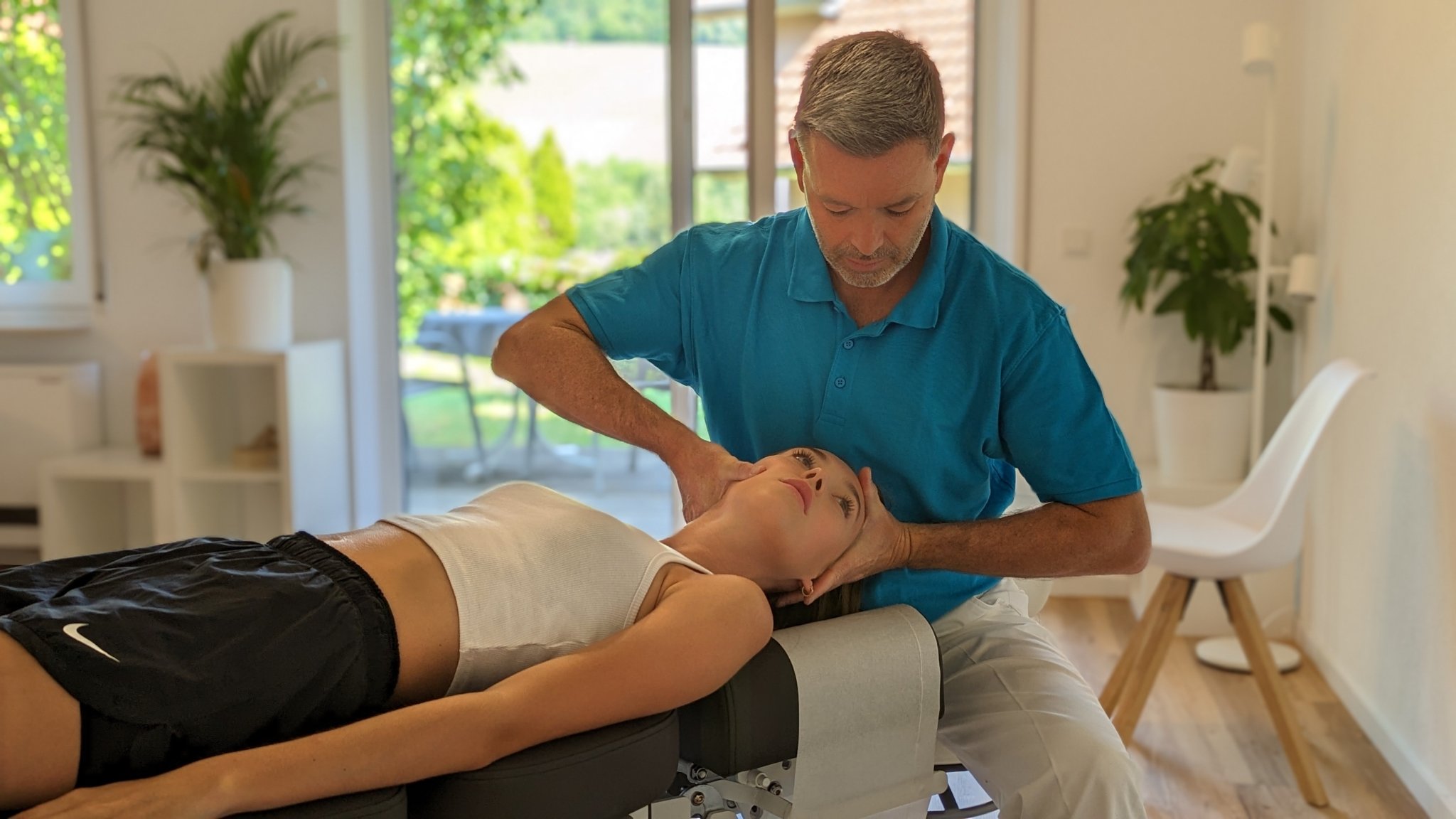 Markus Mall in Behandlung